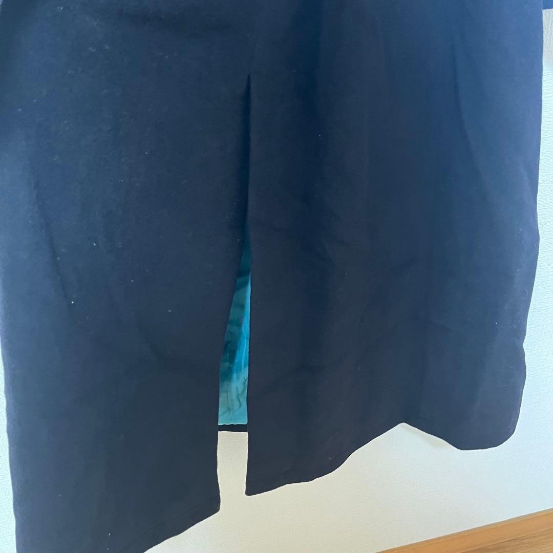 希少【SLY 】ベビドンコート 安室奈美恵ｐｖ着用　ロング丈コート　黒 Sサイズ