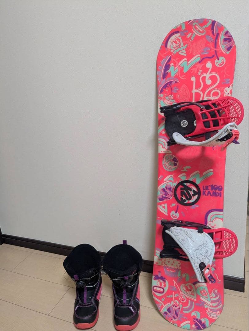 K2 Kandi スノーボード 100センチ　3点セット