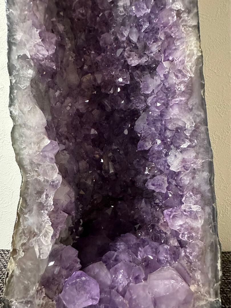 【浄化】アメジストドーム高さ約58cm×横約15.5cm×厚み約21.5cm