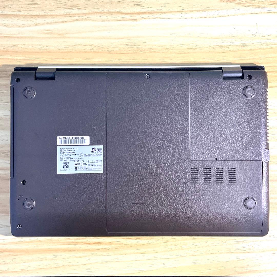 富士通 LIFEBOOK/Corei7-8565U/8GB/SSD+HDD