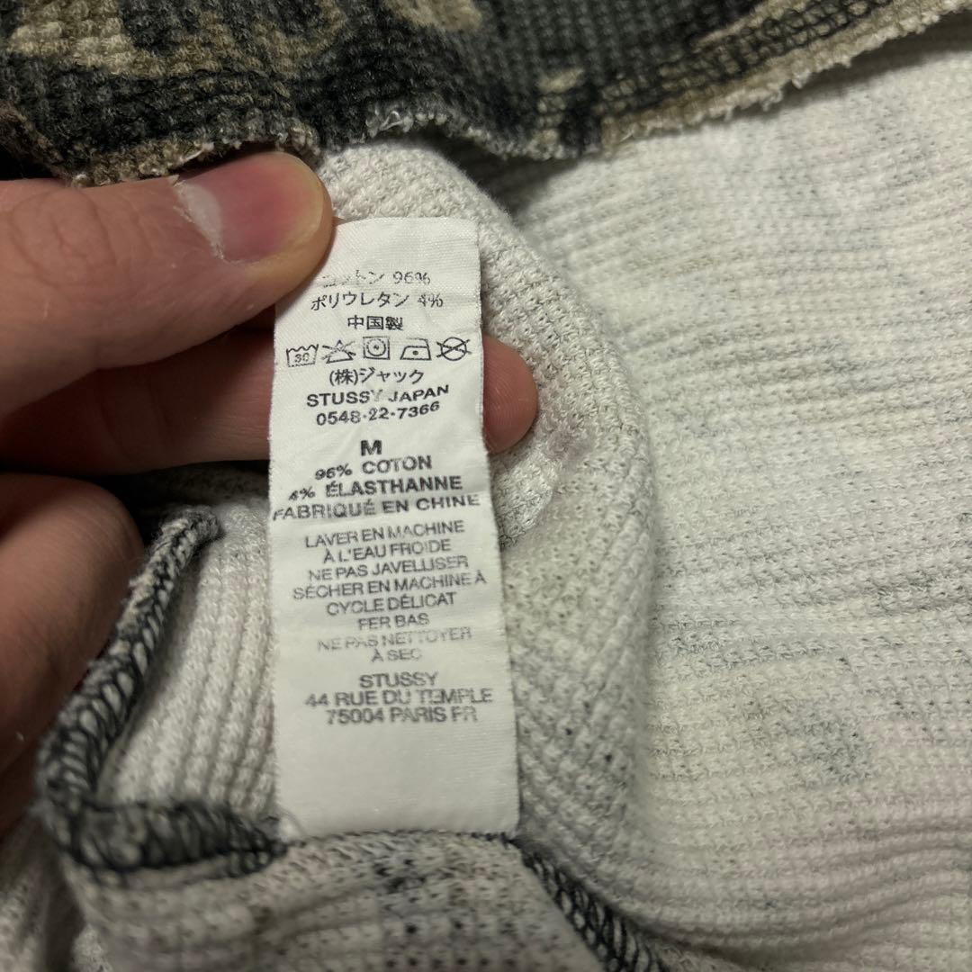 Stussy カモフラージュ サーマルロンT