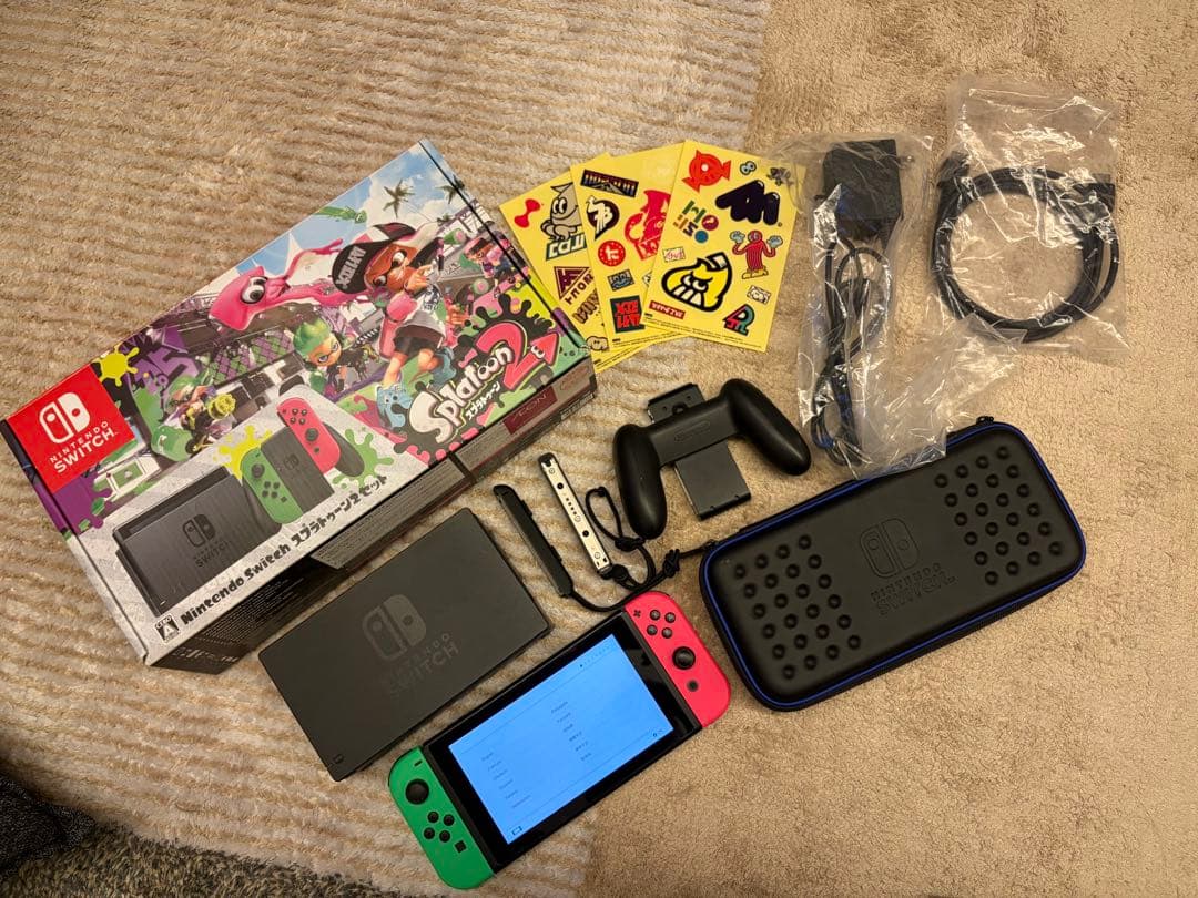 Nintendo Switch Splatoon2セット 本体のみ ポーチつき