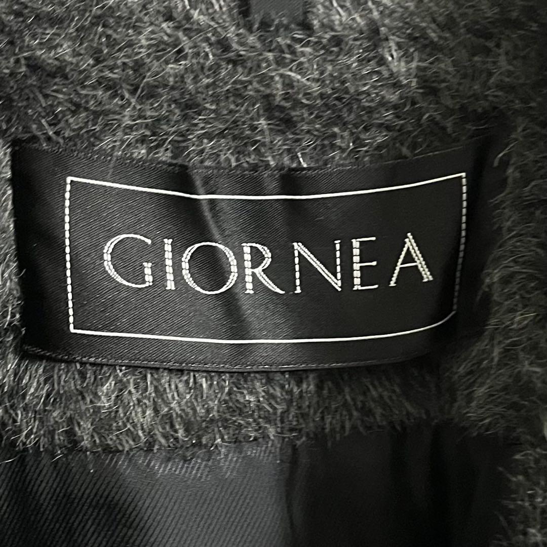 希少　日本製　アルパカ　マキシ丈　ロング　チェスターコート　ブラック