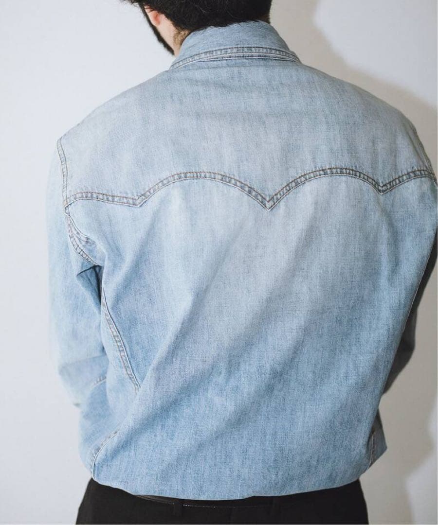 HUSBANDS ハズバンズ別注 western shirt in denim