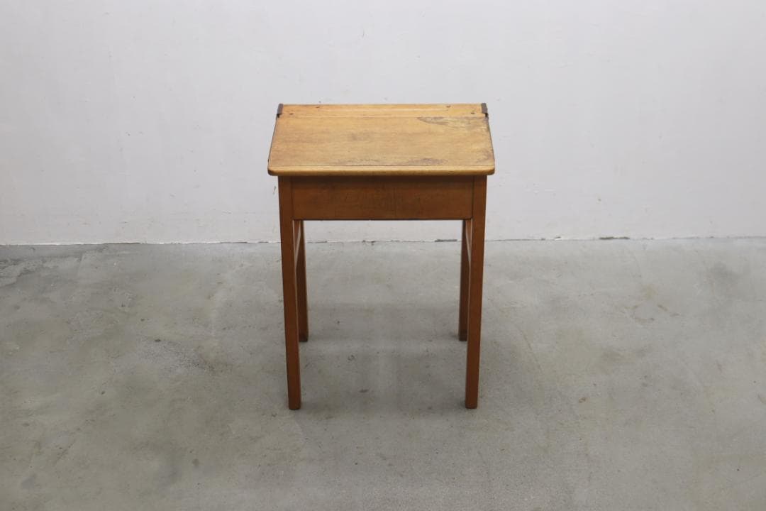 英国 イギリス ヴィンテージ スクールデスク 机 コンソール 作業台 飾り台