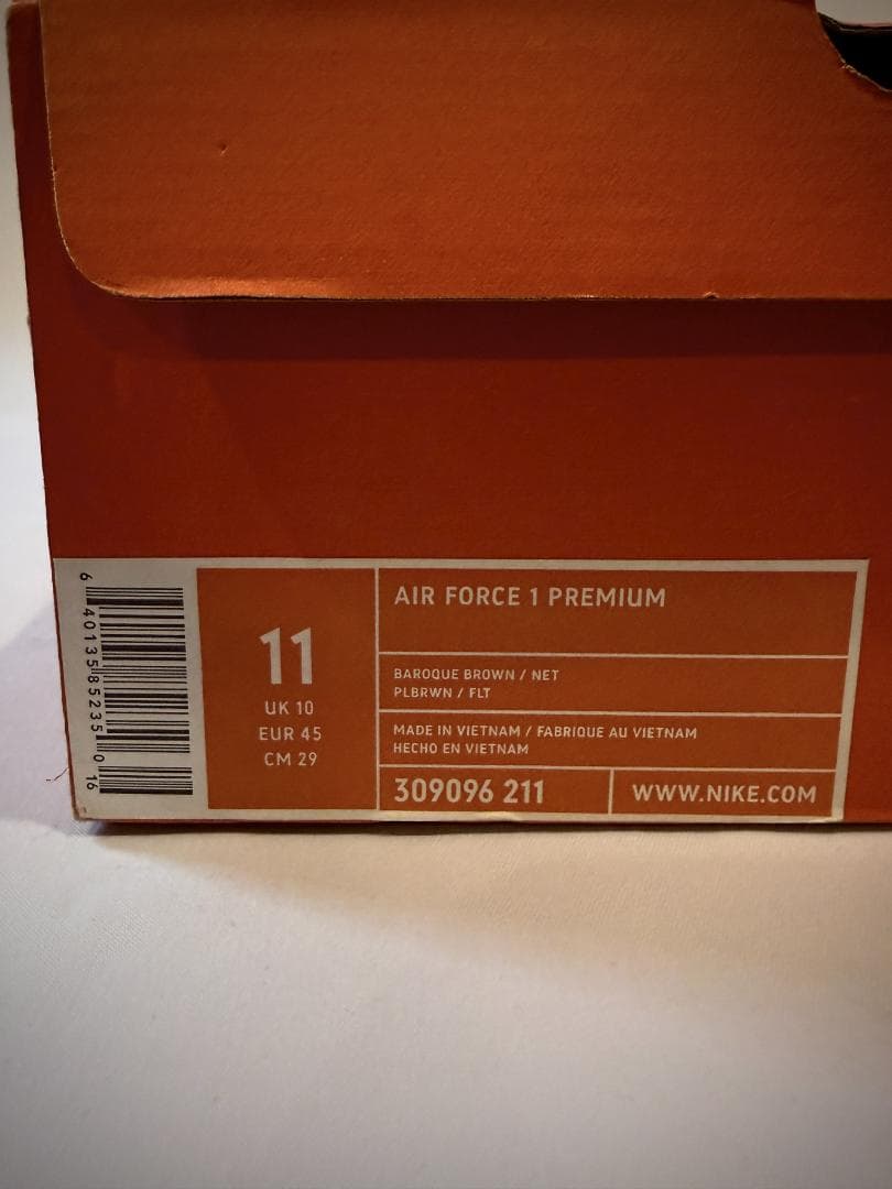 靴 NIKE AIR FORCE 1 LOW PREMIUM / US11