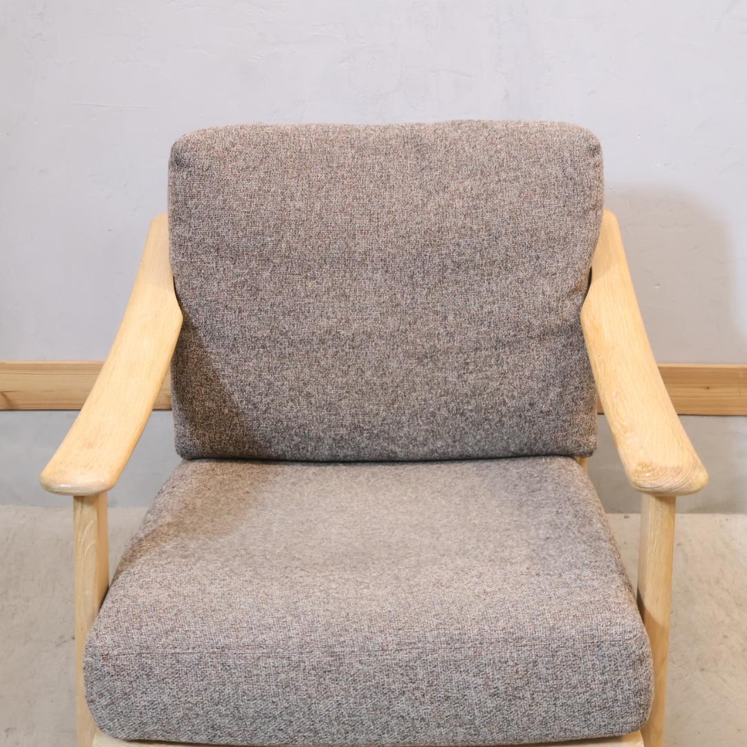 SHIGIYAMA シギヤマ クロスタイム オーク材 1人掛けソファ シングル