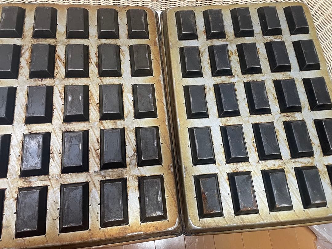 フィナンシェ型　4枚セット　業務用製菓道具