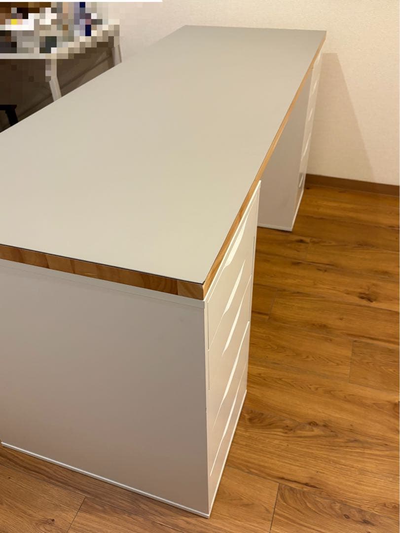 天板 ゴム 集成材 30*600*1600mm リノリウム貼り付け ※天板のみ