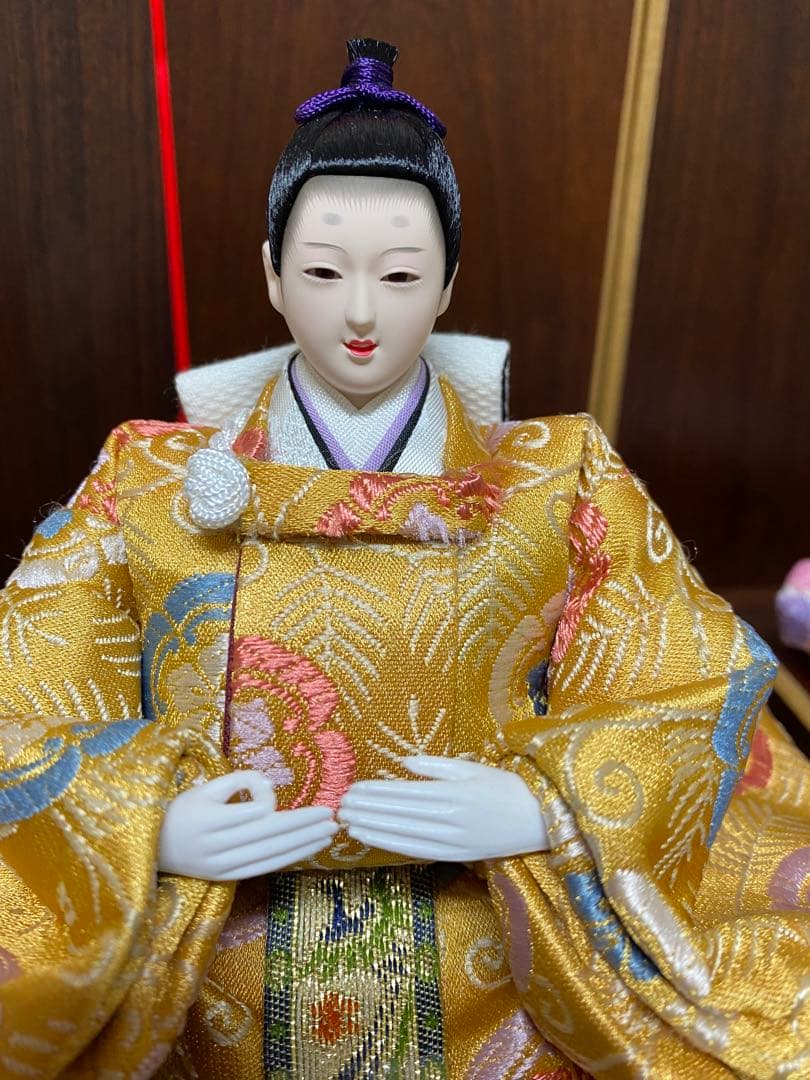 東京久月　雛人形　親王飾り収納セット・サイズ間口約４５×奥行約３０×高さ約４２㎝
