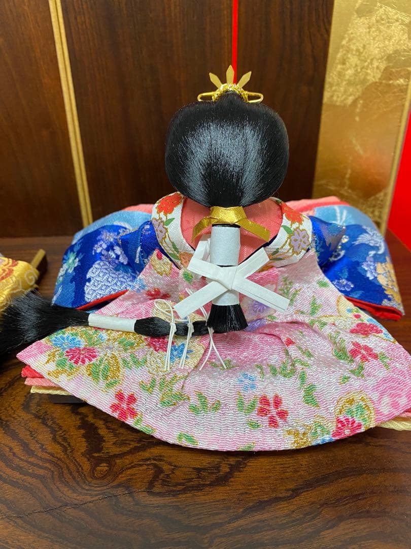 東京久月　雛人形　親王飾り収納セット・サイズ間口約４５×奥行約３０×高さ約４２㎝