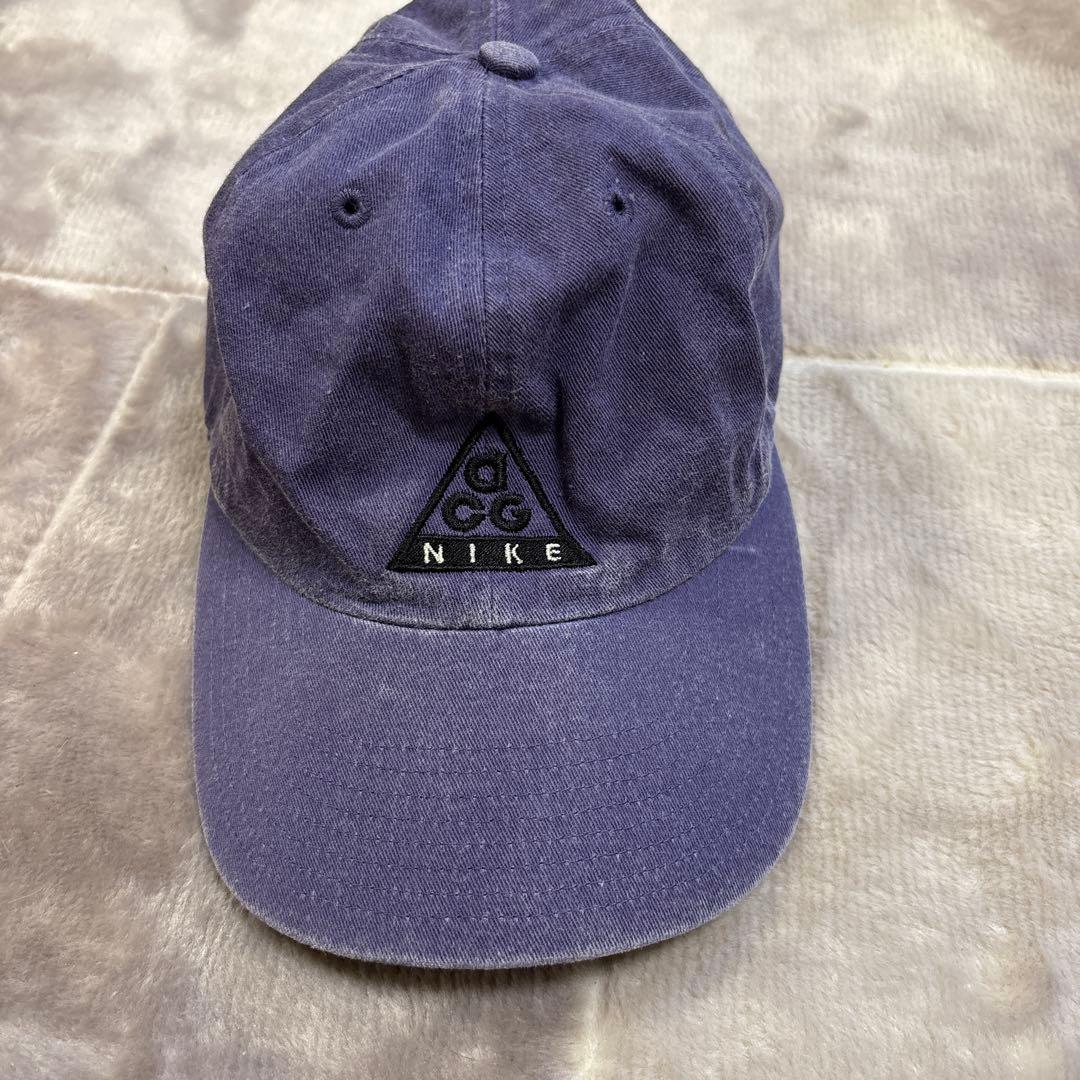 希少　nike acg cap 紫 ナイキ キャップ フェード パープル