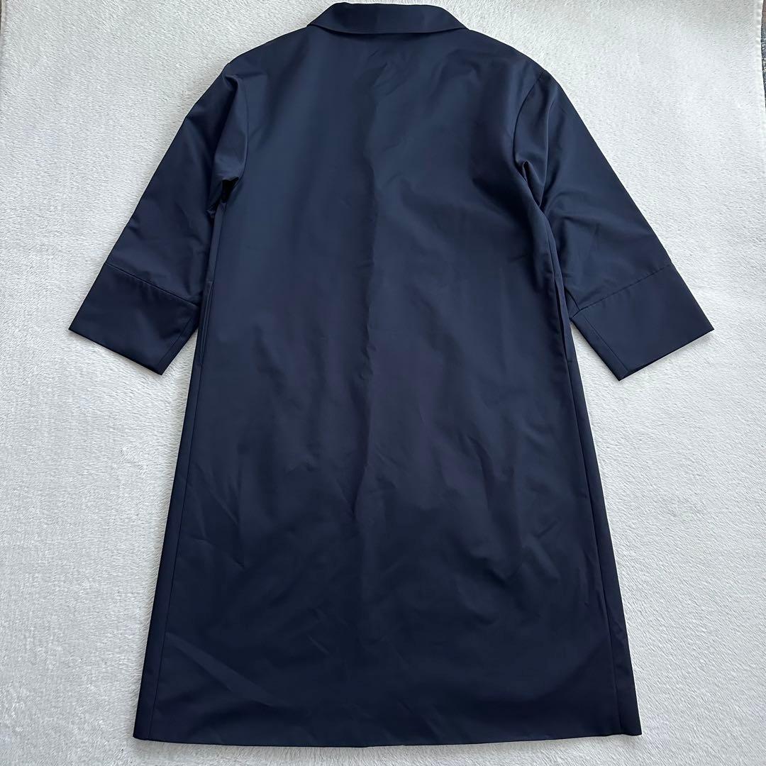 美品　FORME フォルム　東原亜希 金子綾 ショールカラーコート（ネイビー）