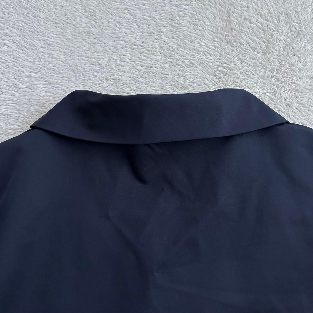 美品　FORME フォルム　東原亜希 金子綾 ショールカラーコート（ネイビー）