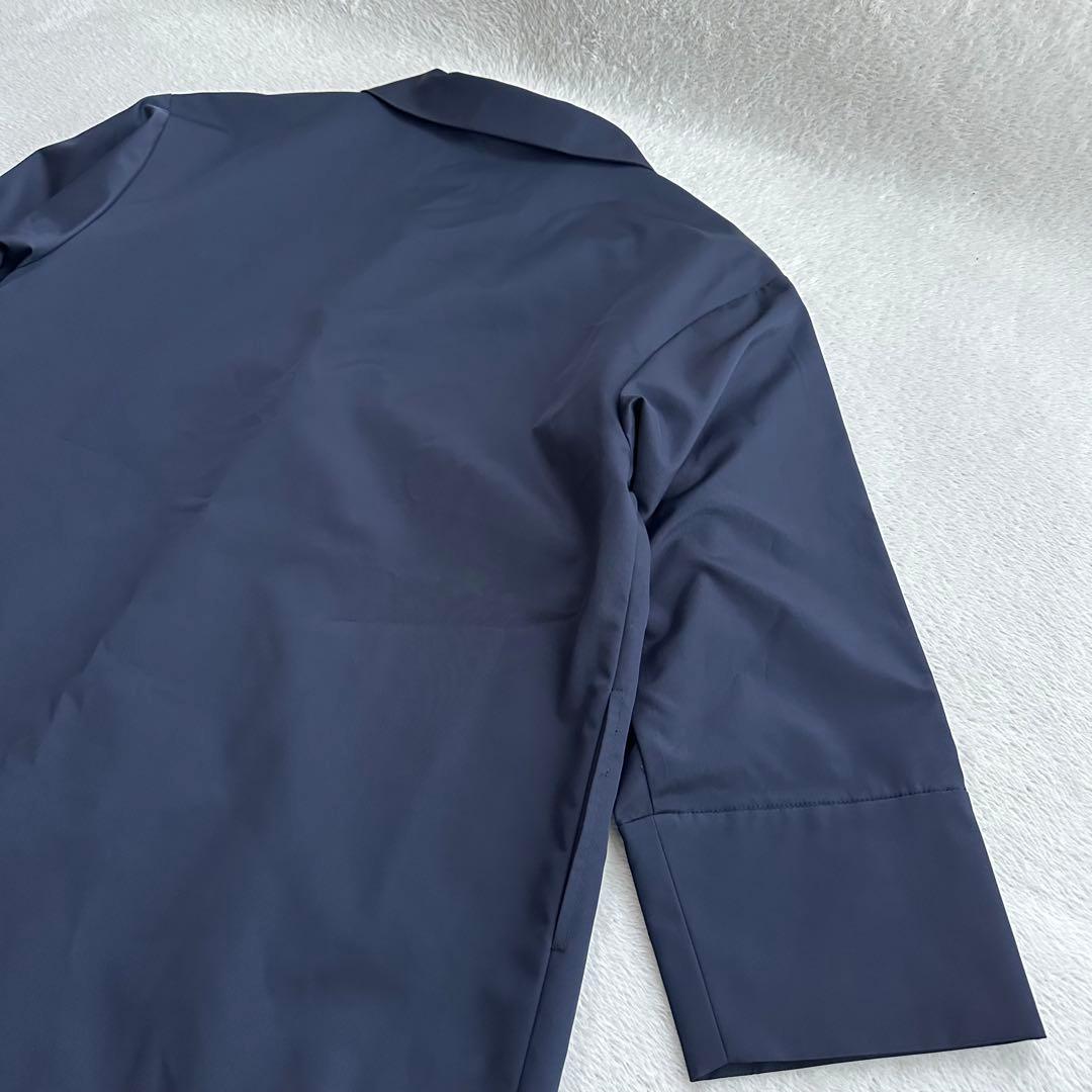 美品　FORME フォルム　東原亜希 金子綾 ショールカラーコート（ネイビー）