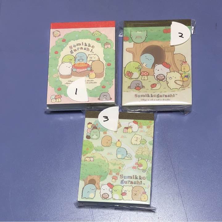 すみっコぐらし  ミニメモ