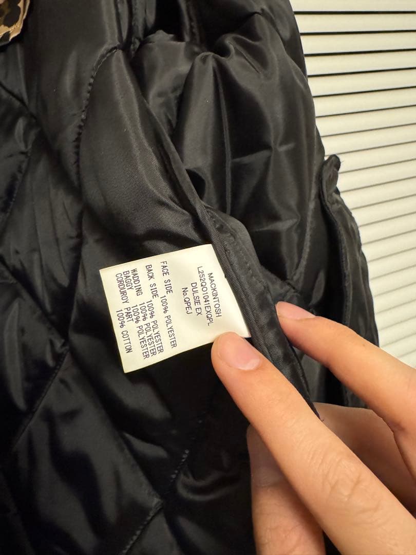 極美品　マッキントッシュ　DULSIE EXキルティング パフスリーブ コート