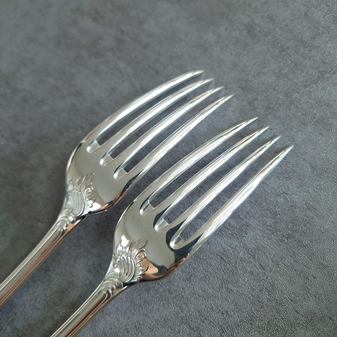 極美品 クリストフル マルリー テーブルフォーク 2点