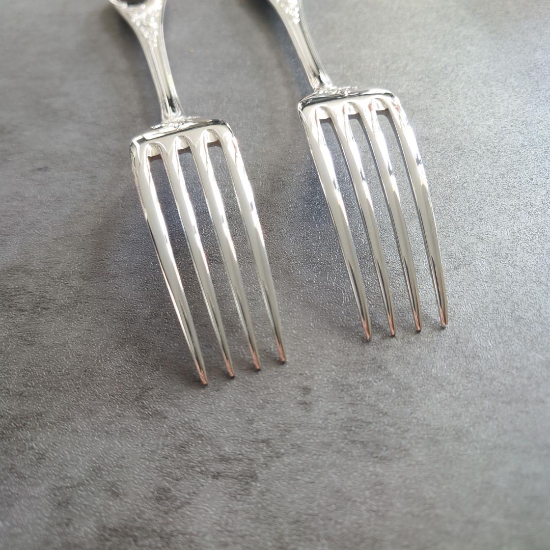 極美品 クリストフル マルリー テーブルフォーク 2点