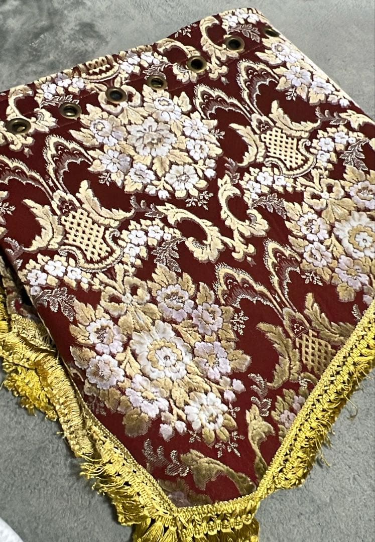 トラック装飾品 金華山ダッシュボードマットとハンドルカバー 内装品2点セット