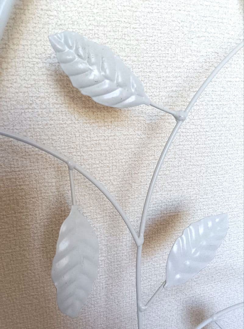 2個セット　白　ミニオベリスク トレリス 鳥 ガーデニング　支柱 バラ つる花