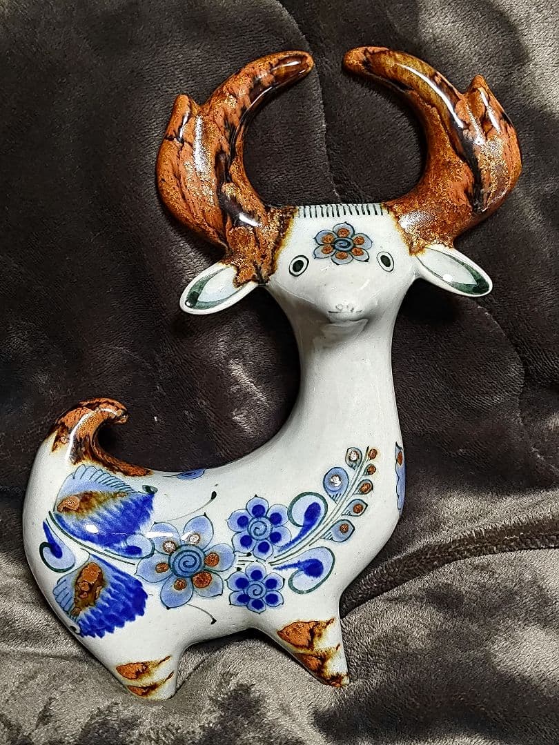 希少美品　メキシコ　トナラ焼き　El Palomar　陶器　置物　オブジェ