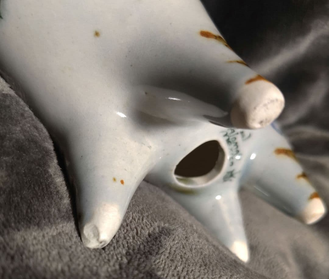 希少美品　メキシコ　トナラ焼き　El Palomar　陶器　置物　オブジェ