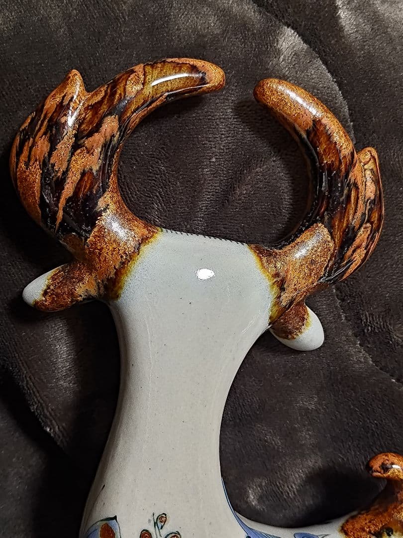 希少美品　メキシコ　トナラ焼き　El Palomar　陶器　置物　オブジェ