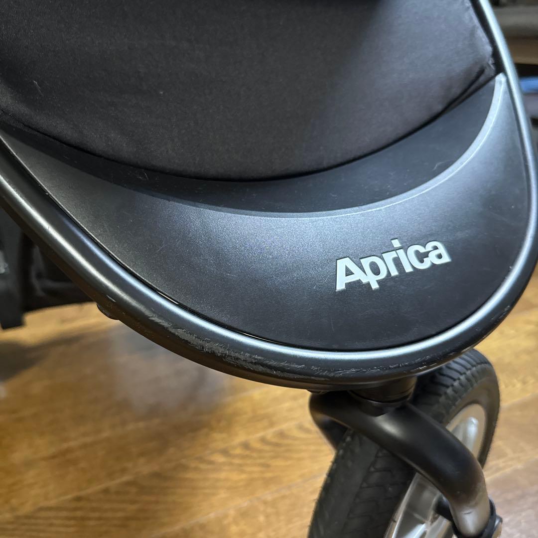 Aprica スムーヴ プレミアム グレー　三輪ベビーカー