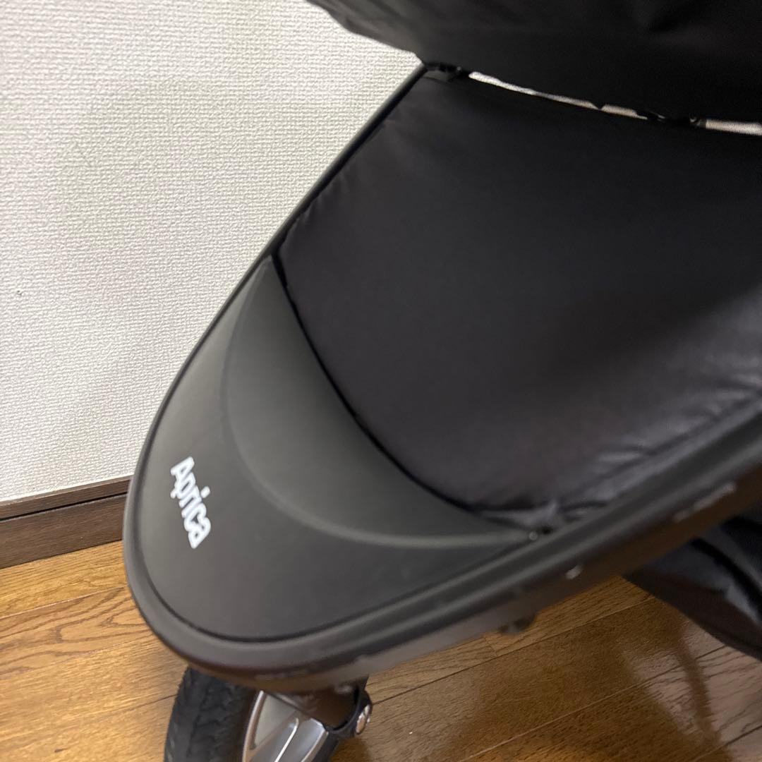 Aprica スムーヴ プレミアム グレー　三輪ベビーカー