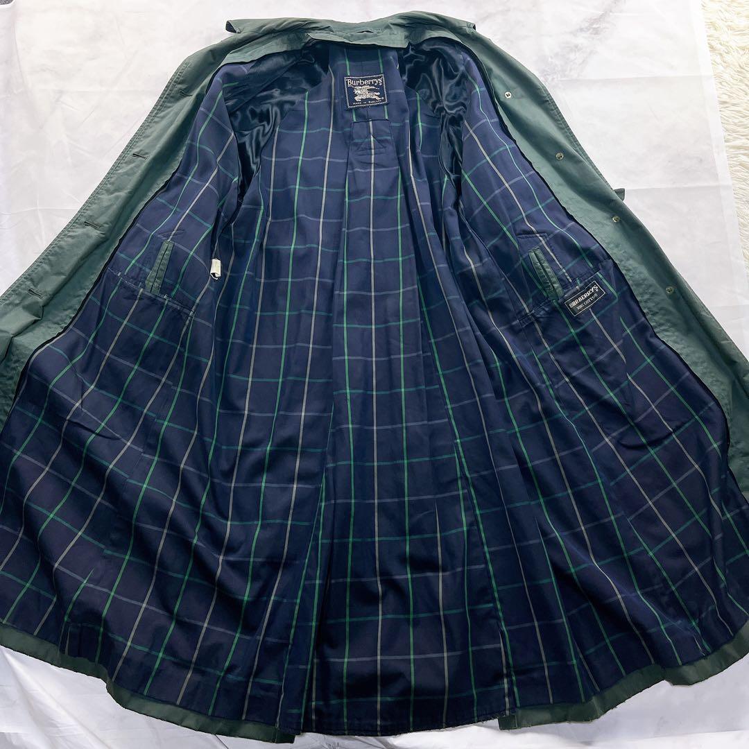 希少✨Burberry トレンチコート カーキ ノバチェック ベルト付 袖ベルト