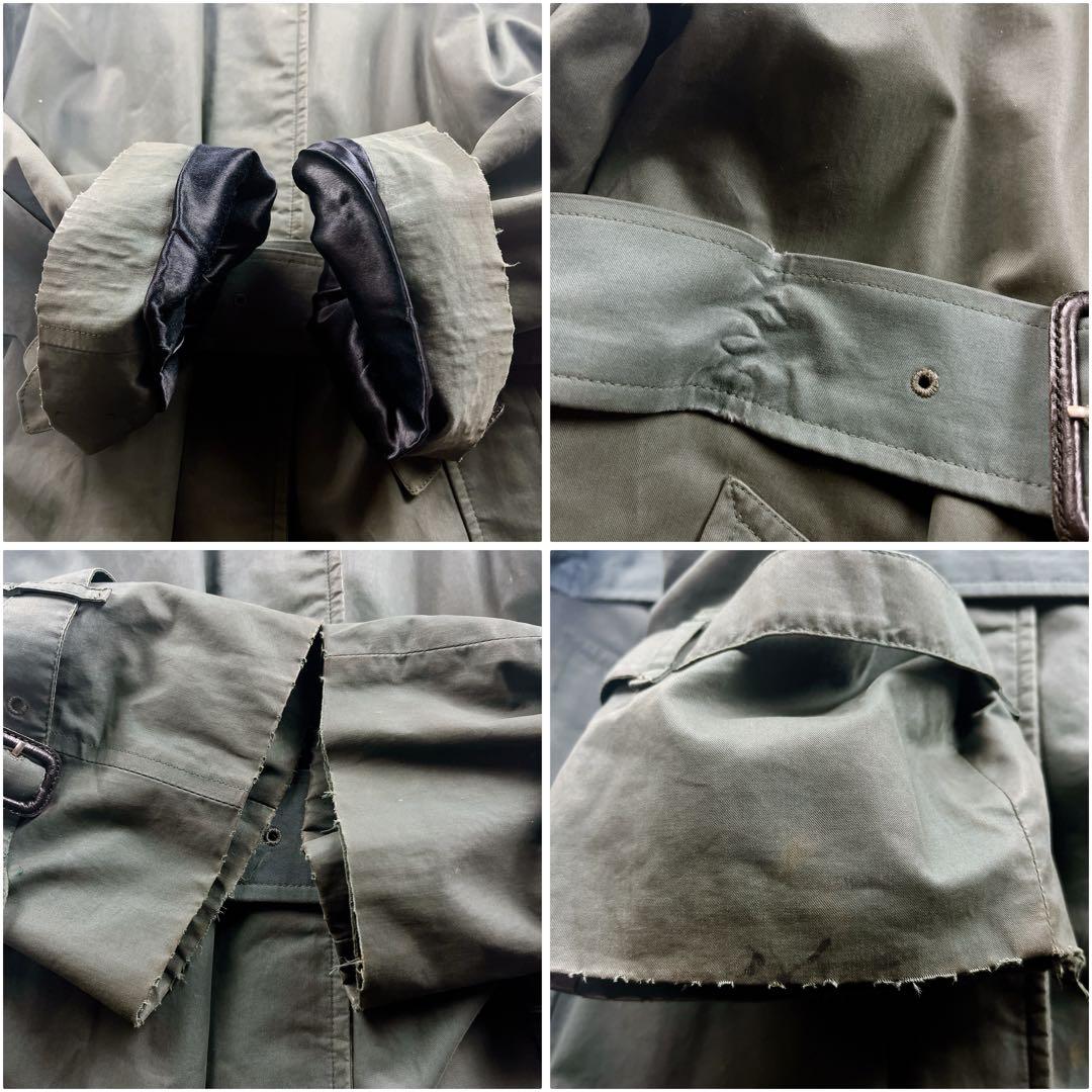 希少✨Burberry トレンチコート カーキ ノバチェック ベルト付 袖ベルト