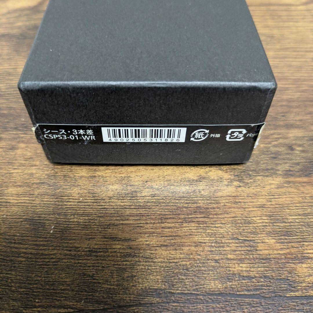 【PILOT廃版】牛革ペンシース　カスタムレザーコレクション3本差　WR　箱付き