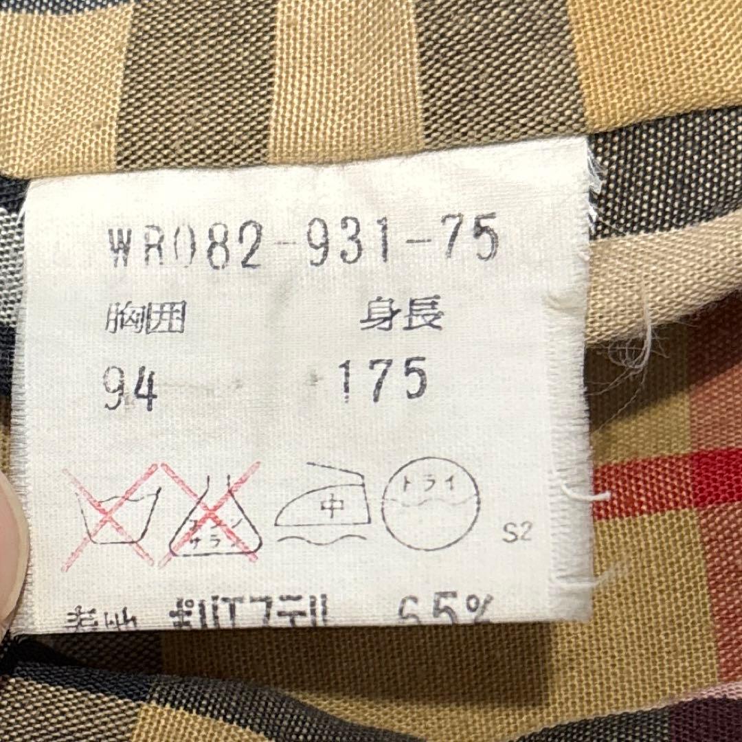 専用美品/メンズL】バーバリー　トレンチコート　ベルト　ライナー付　ノバチェック