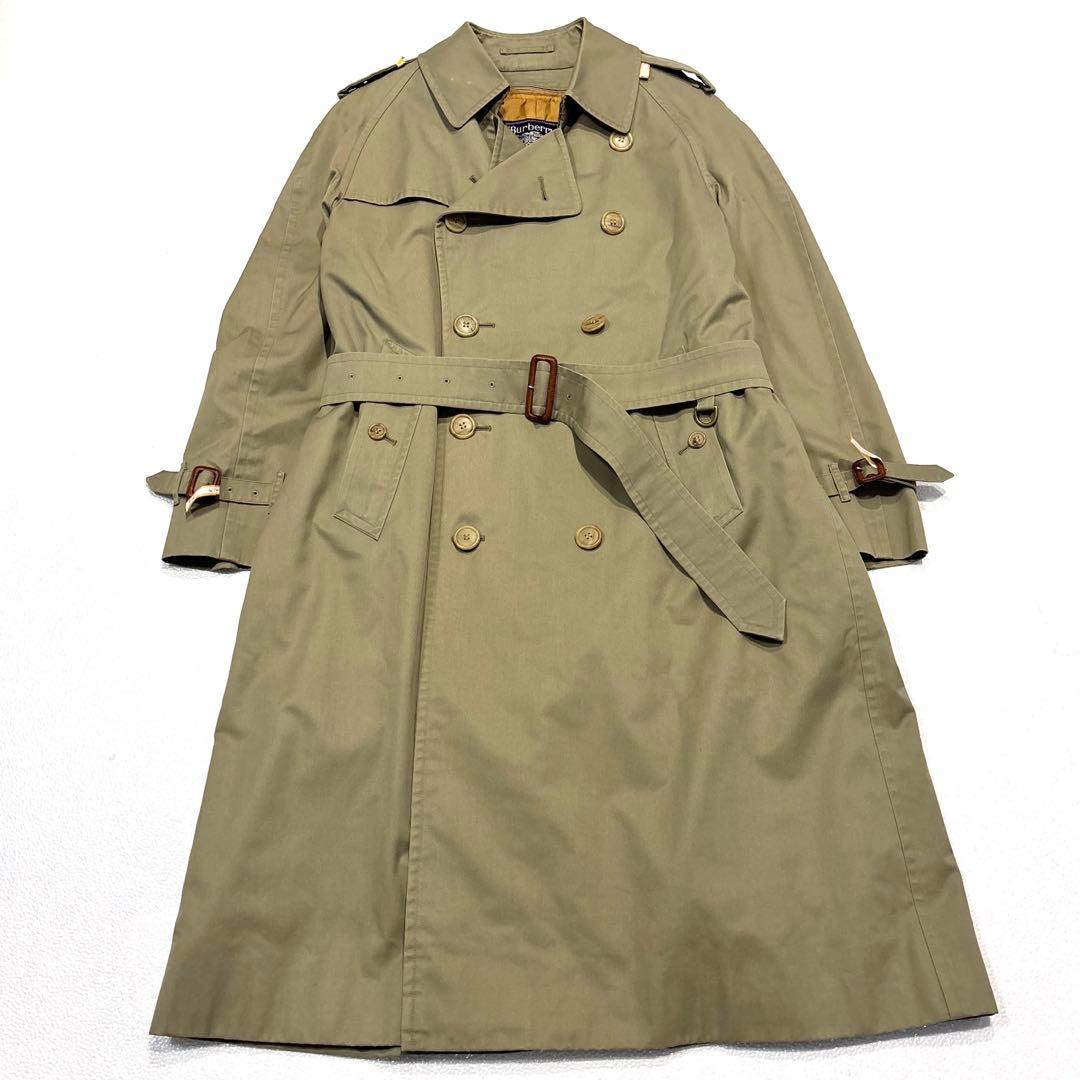 専用美品/メンズL】バーバリー　トレンチコート　ベルト　ライナー付　ノバチェック