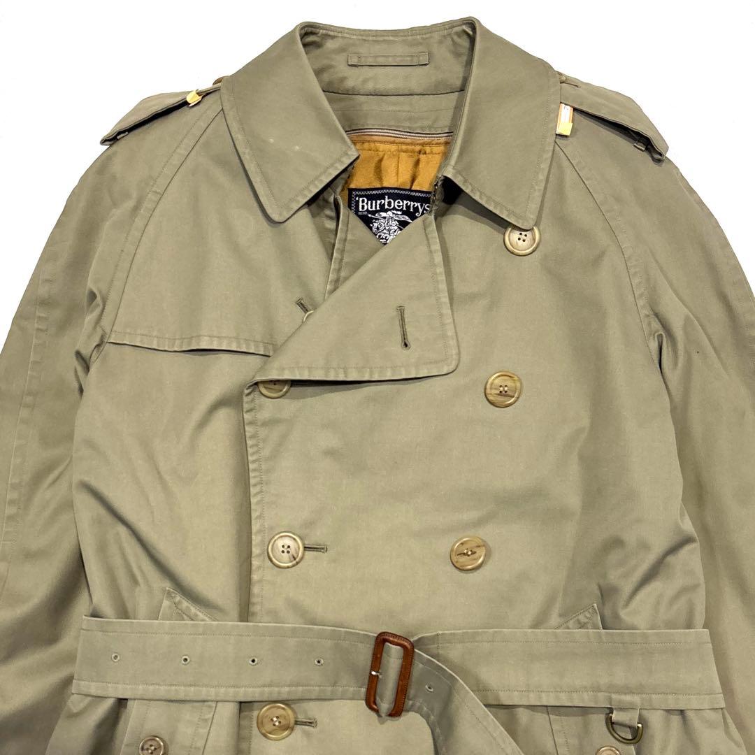 専用美品/メンズL】バーバリー　トレンチコート　ベルト　ライナー付　ノバチェック