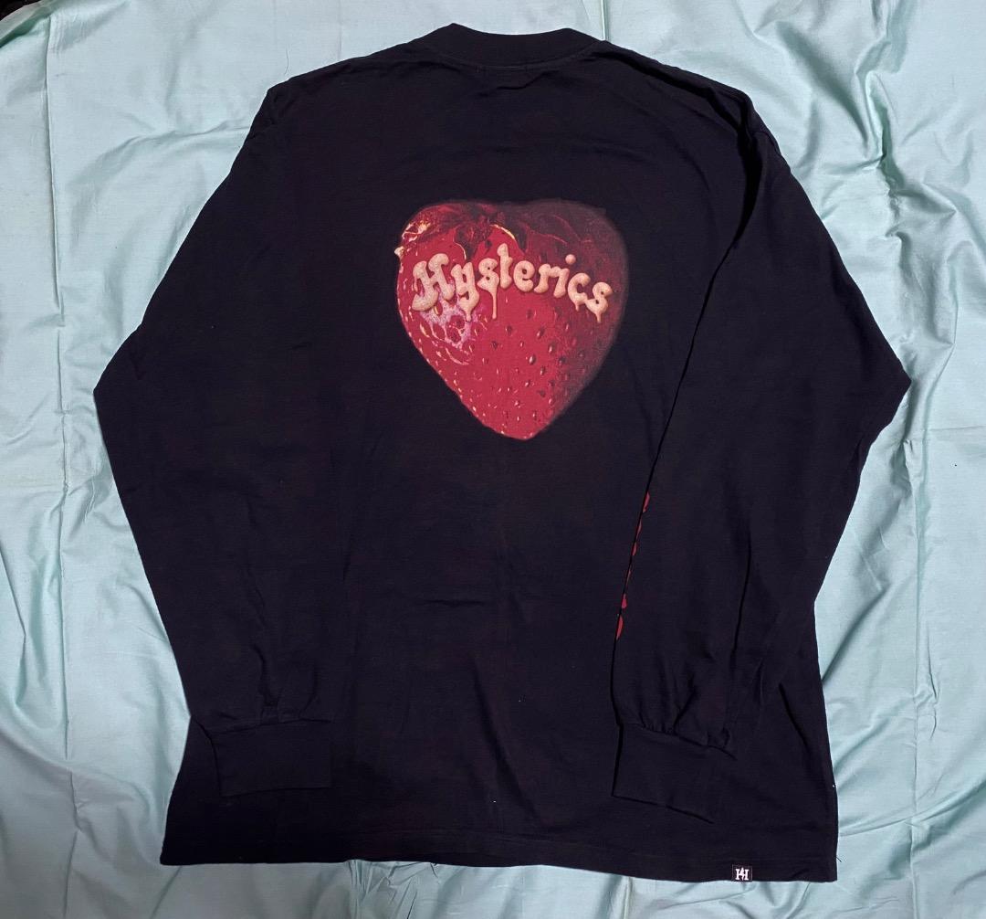 サイズL ヒステリックグラマー スカルベリーロングTシャツ