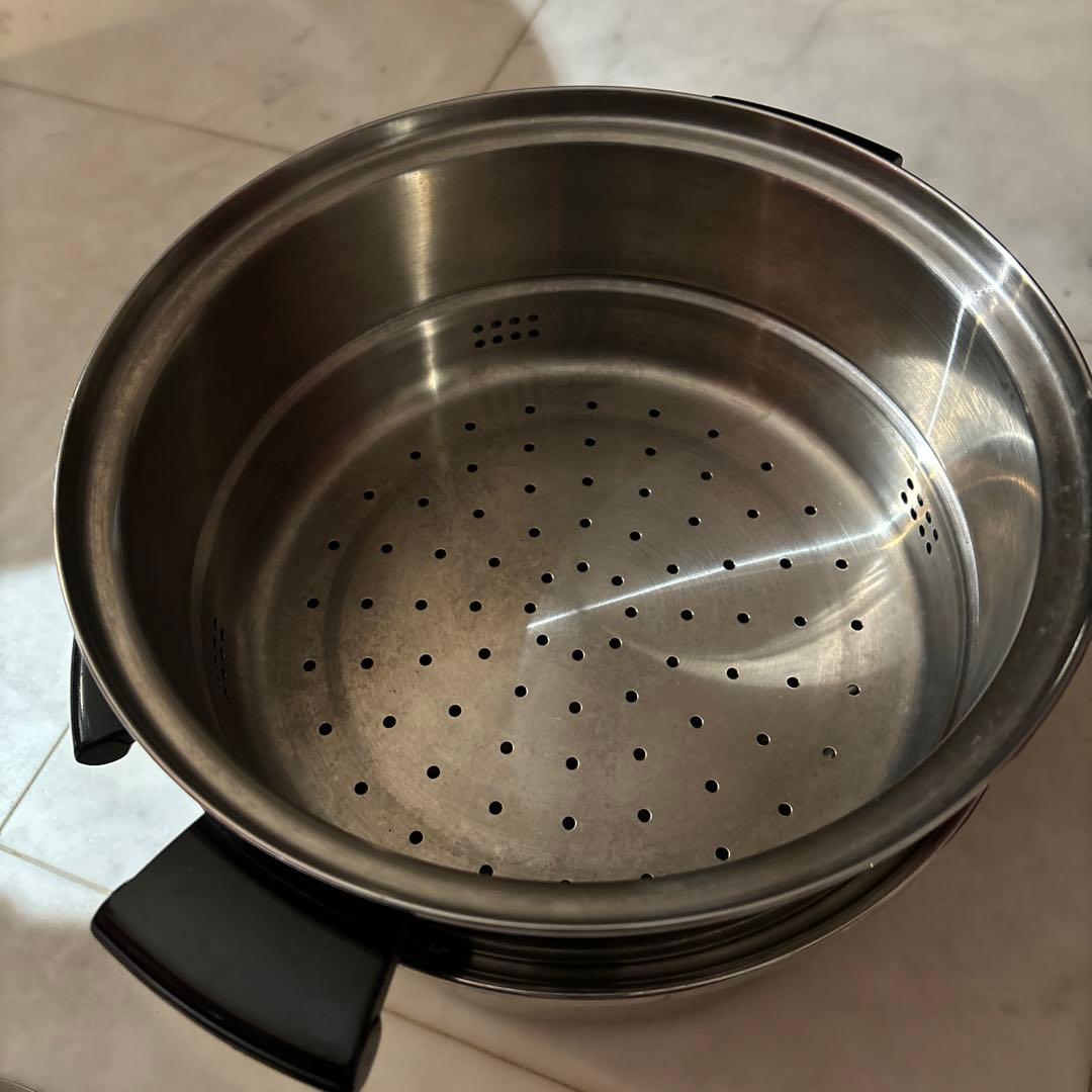 アムウェイ★蒸し器★鍋★Queen★ステンレス