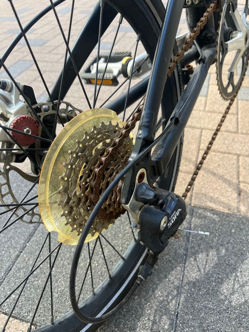 メルセデス・ベンツ ブラック 20型20段変速付き折りたたみ自転車