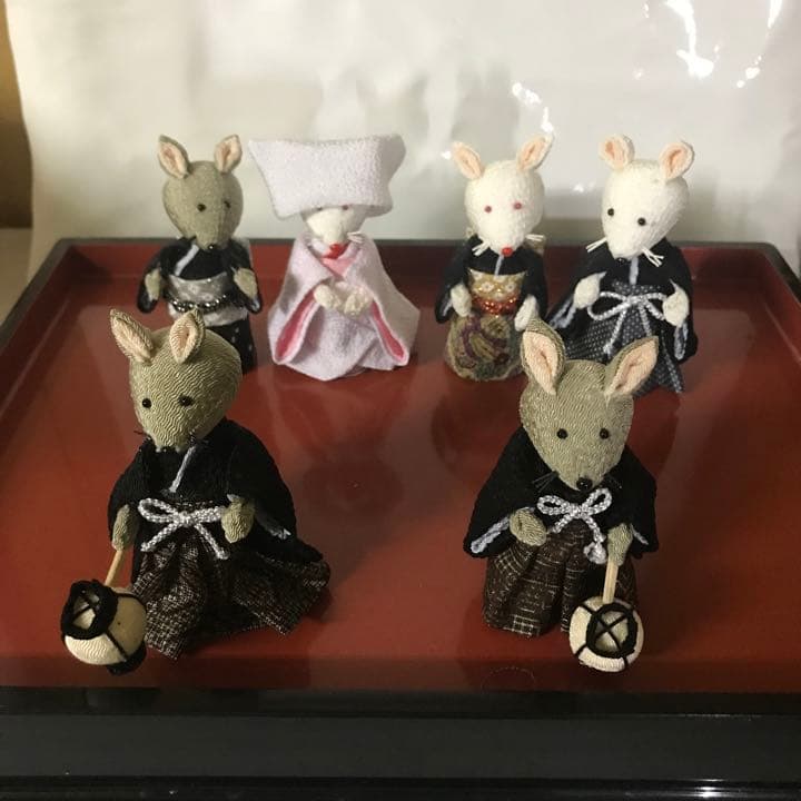 ちりめん細工　ねずみの嫁入りオーダー受付中