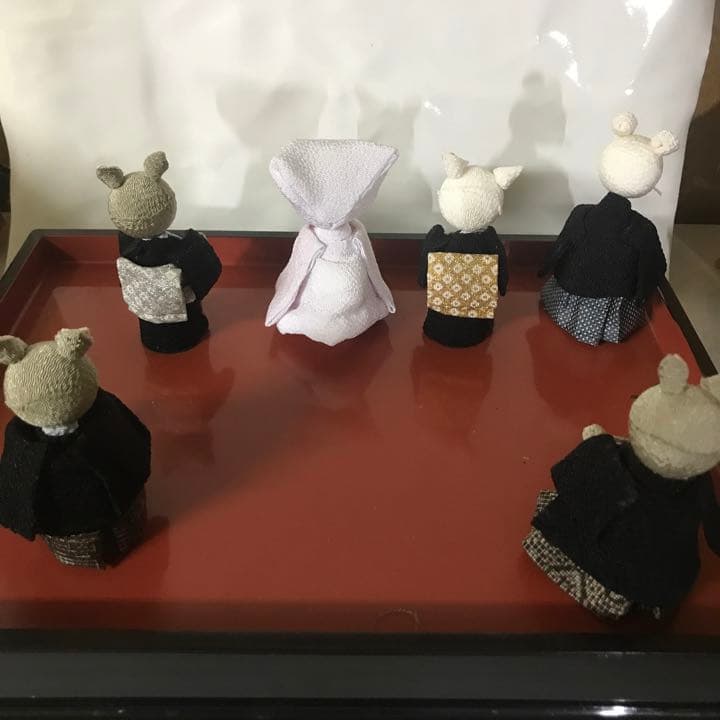 ちりめん細工　ねずみの嫁入りオーダー受付中