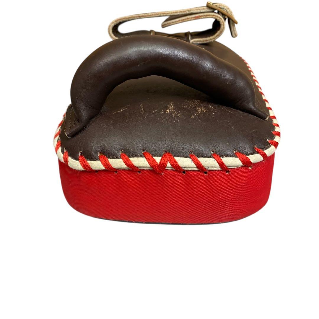 【希少】K キックミット レザー ブラウン プロ仕様