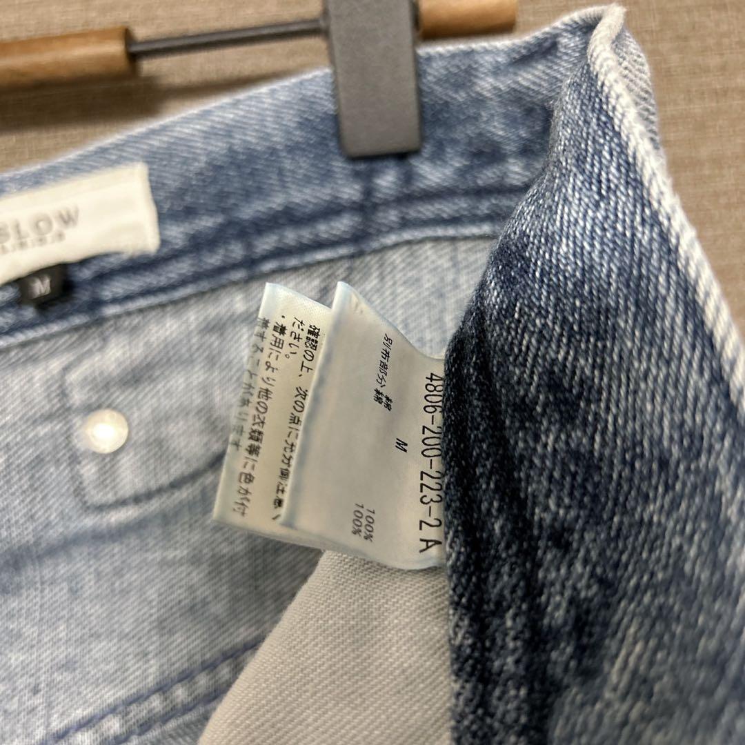 極美品✨　OSLOW ワイドデニムパンツ　日本製　滝沢眞規子さん着用　Mサイズ