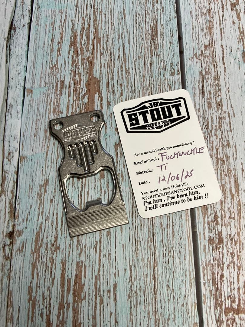 JB Stout チタン EDCプライバー＆栓抜き KYCKS限定