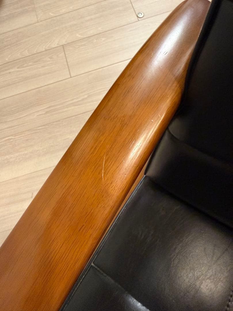 【美品】カリモク60 Kチェア 1シーター スタンダードブラック