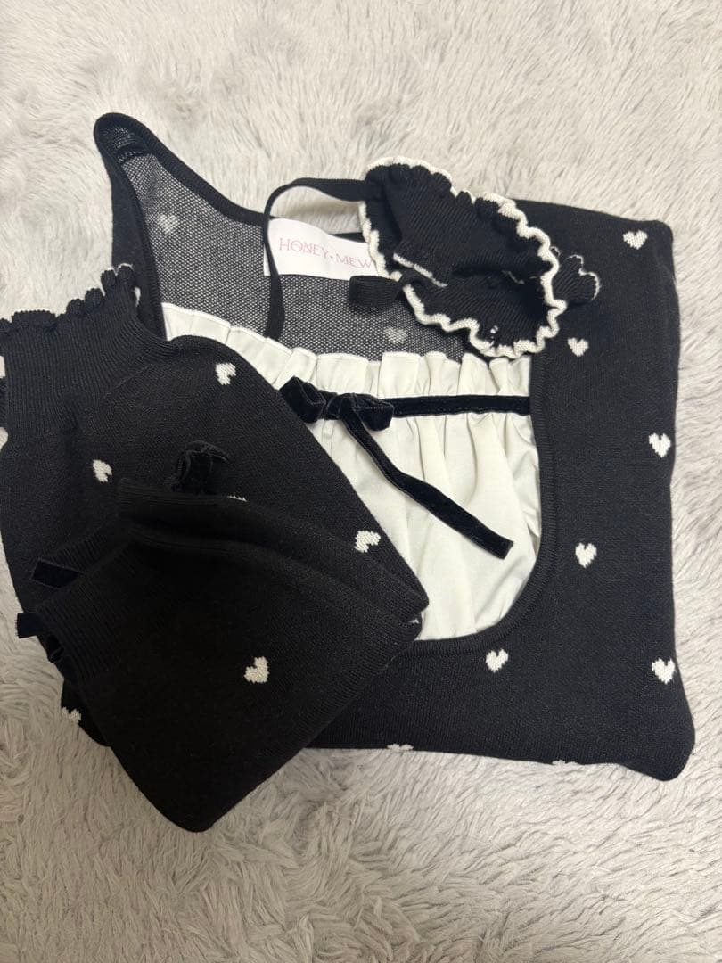 HONEYMEW ハニーミュウ Luv アームカバー付きチョーカートップス