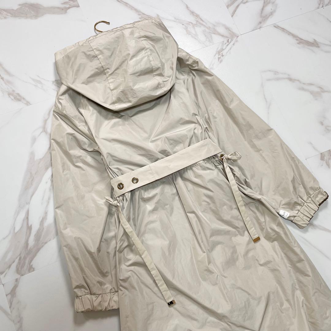 未使用級✨MaxMaraTheCubeリバーシブルタフタフーデットコート4way