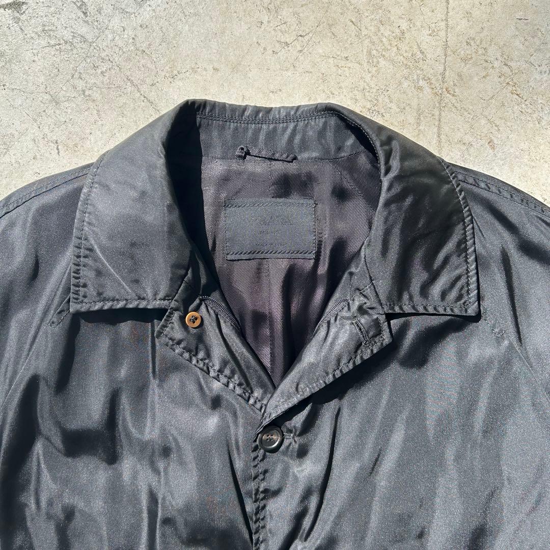 90s PRADA ナイロンコート ロングコート 99aw