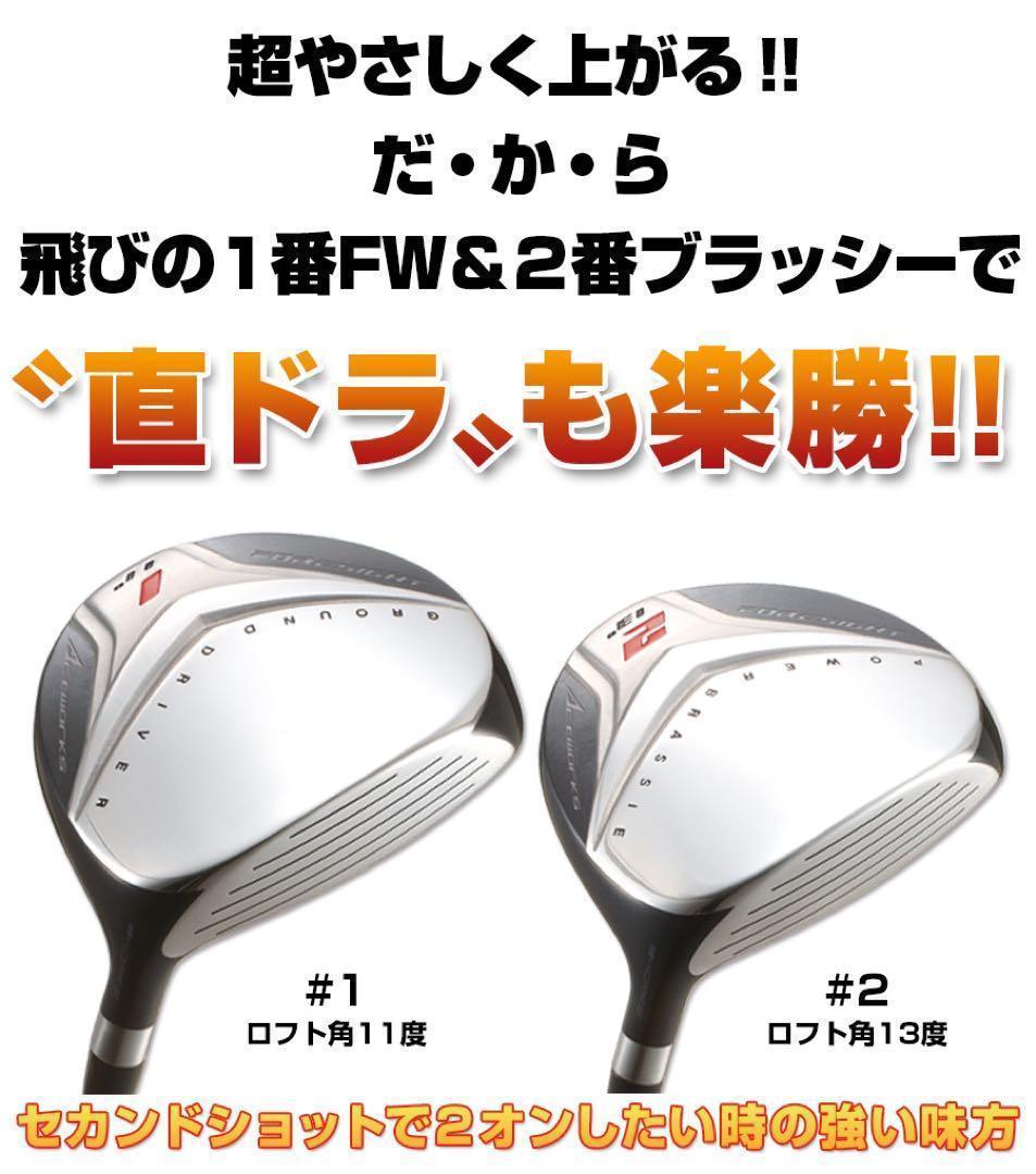 激飛び1.2番FWも★ 超大型激飛び2オン兵器★ワークスゴルフ フォーサイトFW