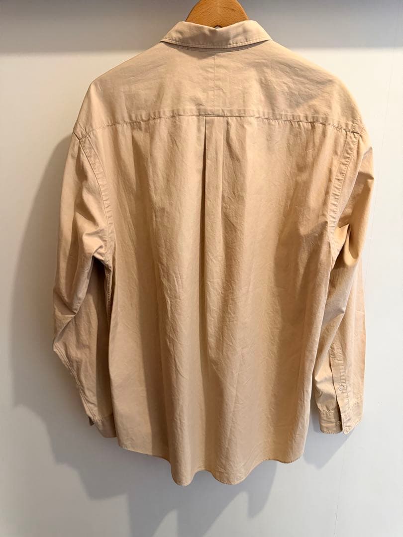 AURALEE オーラリー WASHED FINX TWILL SHIRTS 5